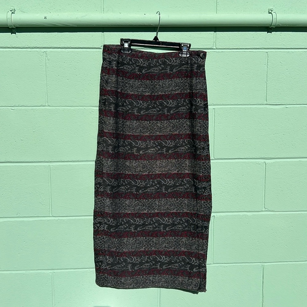Vintage Cotton Pencil Skirt